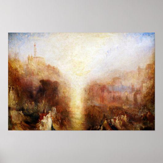 William Turner - De Bezoek aan het Graf Poster (Voorkant)