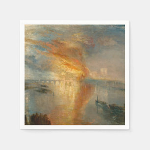 William Turner - De brand van het Parlement Servet