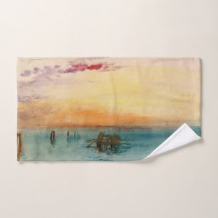William Turner - De lagune bij Venetië bij zonsond Bad Handdoek