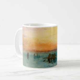 William Turner - De lagune bij Venetië bij zonsond Koffiemok