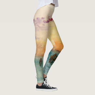 William Turner - De lagune bij Venetië bij zonsond Leggings