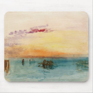 William Turner - De lagune bij Venetië bij zonsond Muismat