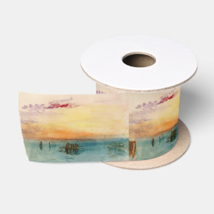 William Turner - De lagune bij Venetië bij zonsond Satijnen Lint