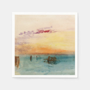 William Turner - De lagune bij Venetië bij zonsond Servet