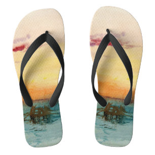 William Turner - De lagune bij Venetië bij zonsond Teenslippers