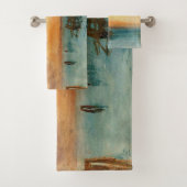 William Turner - De lagune nabij Venetië op zonson Bad Handdoek (Insitu)