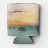 William Turner - De lagune nabij Venetië op zonson Blikjeskoeler (Voorkant)