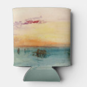 William Turner - De lagune nabij Venetië op zonson Blikjeskoeler (Achterkant)