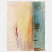 William Turner - De lagune nabij Venetië op zonson Fleece Deken (Voorkant)