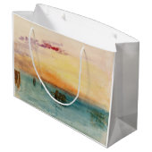 William Turner - De lagune nabij Venetië op zonson Groot Cadeauzakje (Achterkant Gekanteld)