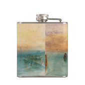 William Turner - De lagune nabij Venetië op zonson Heupfles (Achterkant)