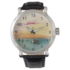 William Turner - De lagune nabij Venetië op zonson Horloge