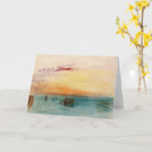 William Turner - De lagune nabij Venetië op zonson Kaart (Gele Bloem)