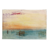 William Turner - De lagune nabij Venetië op zonson Kussensloop (Achterkant)