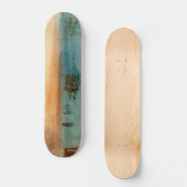 William Turner - De lagune nabij Venetië op zonson Persoonlijk Skateboard (Voorkant)