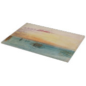 William Turner - De lagune nabij Venetië op zonson Snijplank (Hoek)