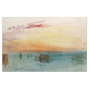 William Turner - De lagune nabij Venetië op zonson Stof