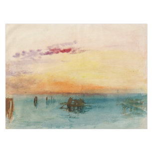 William Turner - De lagune nabij Venetië op zonson Tafelkleed