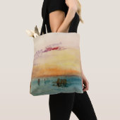 William Turner - De lagune nabij Venetië op zonson Tote Bag (Dichtbij)