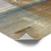 William Turner de vechtende Temeraire schilderkuns Poster (Hoek)