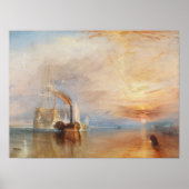 William Turner de vechtende Temeraire schilderkuns Poster (Voorkant)