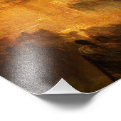 William Turner - De verbranding van het Parlement Foto Afdruk (Hoek)