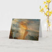 William Turner - De verbranding van het Parlement Kaart (Gele Bloem)