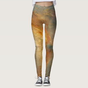 William Turner - De verbranding van het Parlement Leggings