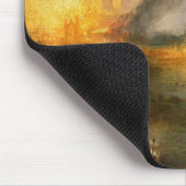 William Turner - De verbranding van het Parlement Muismat (Hoek)