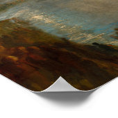 William Turner - De verbranding van het Parlement Poster (Hoek)