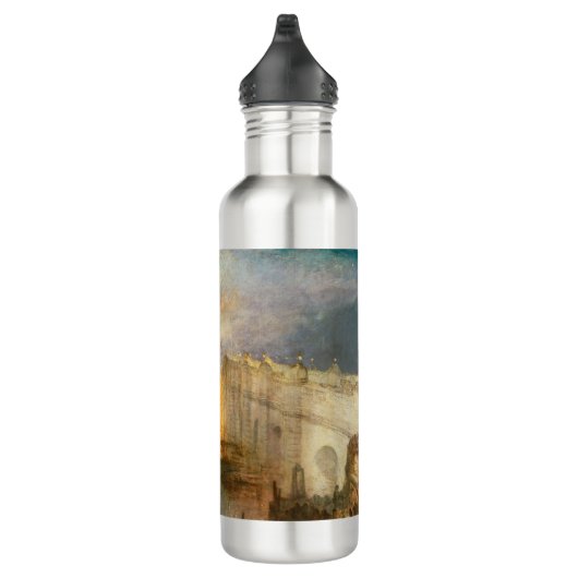 William Turner - De verbranding van het Parlement Waterfles (Rechts)