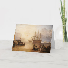 William Turner - de zon die door damp plaatst Kaart