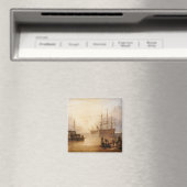 William Turner - de zon die door damp plaatst Magneet (Insitu (Vaatwasser))