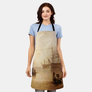 William Turner - de zon die door damp plaatst Schort