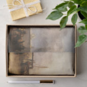 William Turner - de zon die door damp plaatst Tissuepapier (Geschenk)