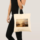 William Turner - de zon die door damp plaatst Tote Bag (Voorkant (product))