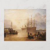 William Turner - De zonsondergang door dampen Briefkaart (Voorkant)