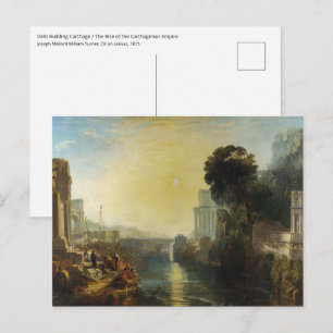 William Turner - Dido bouwt Carthago Briefkaart