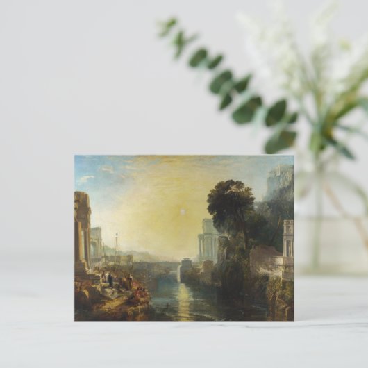 William Turner - Dido bouwt Carthago Briefkaart (Staand voorkant)