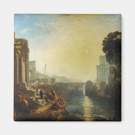 William Turner - Dido bouwt Carthago Magneet (Voorkant)