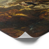William Turner - Dido bouwt Carthago Poster (Hoek)