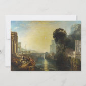 William Turner - Dido gebouw Carthago Bedankkaart (Voorkant)