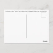 William Turner - Dido gebouw Carthago Briefkaart (Achterkant)