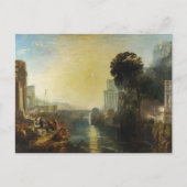 William Turner - Dido gebouw Carthago Briefkaart (Voorkant)