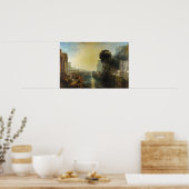 William Turner - Dido gebouw Carthago Poster (Keuken)