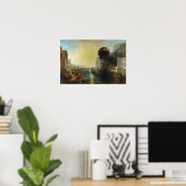 William Turner - Dido gebouw Carthago Poster (Thuiskantoor)
