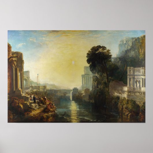 William Turner - Dido gebouw Carthago Poster (Voorkant)