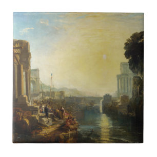 William Turner - Dido gebouw Carthago Tegeltje