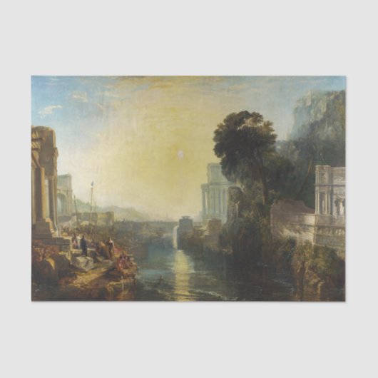 William Turner - Dido gebouw Carthago Tissuepapier (Voorkant)