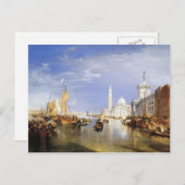 William Turner-Dogana en San Giorgio Maggiore Briefkaart (Voorkant / Achterkant)